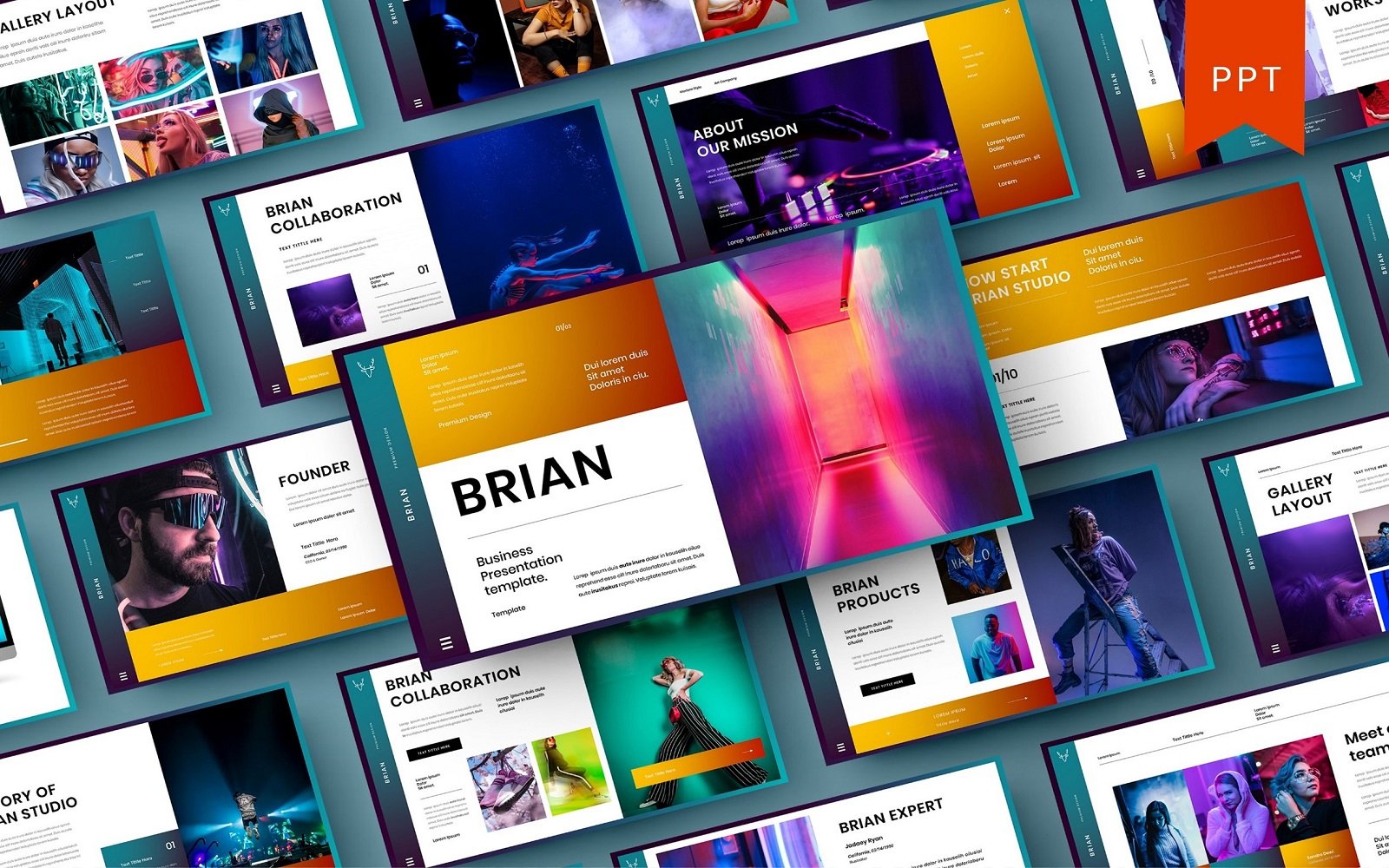 Brian – Business PowerPoint Template