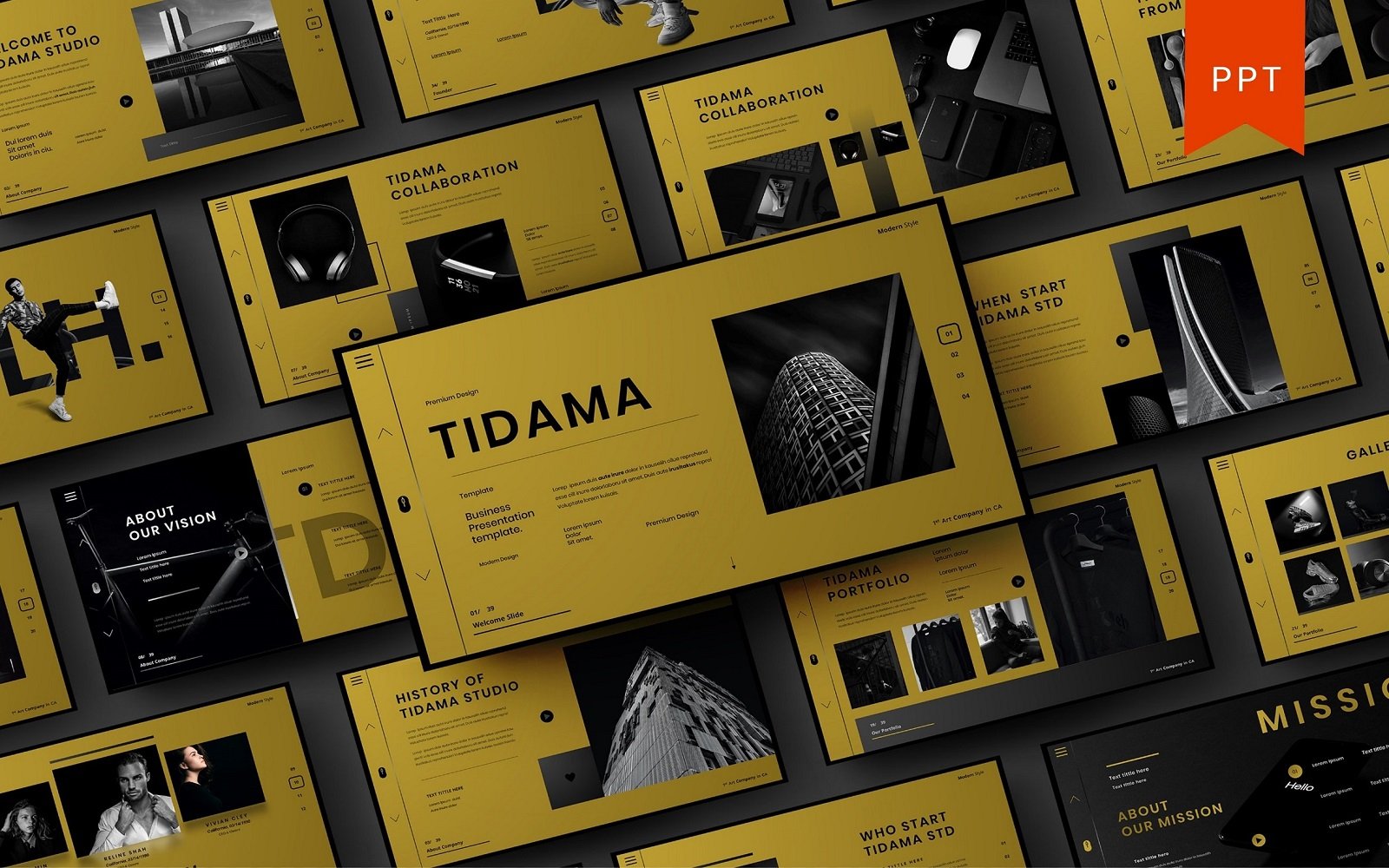 Tidama – Business PowerPoint Template