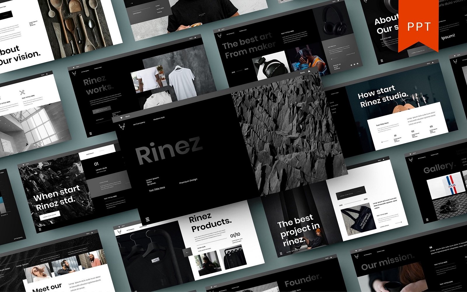 Rinez – Business PowerPoint Template