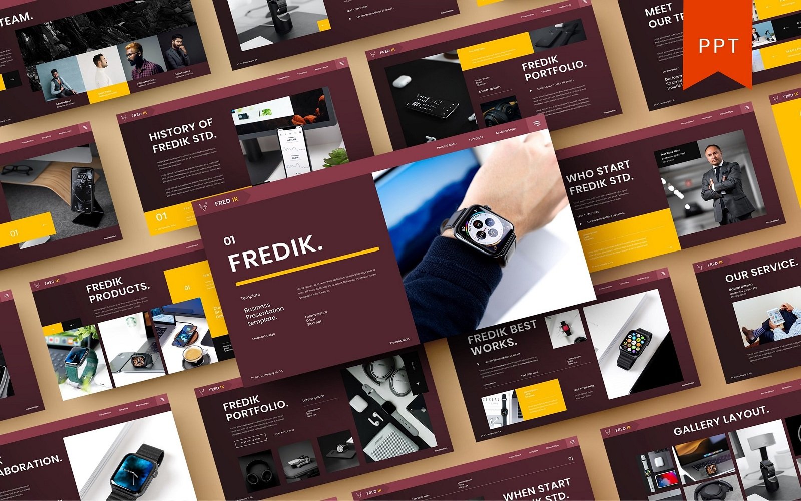 Fredik – Business PowerPoint Template