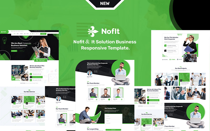 Nofit & Corporate Business Responsive Template
