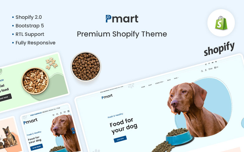 Pmart - The Pets & Food Premium Shopify Theme