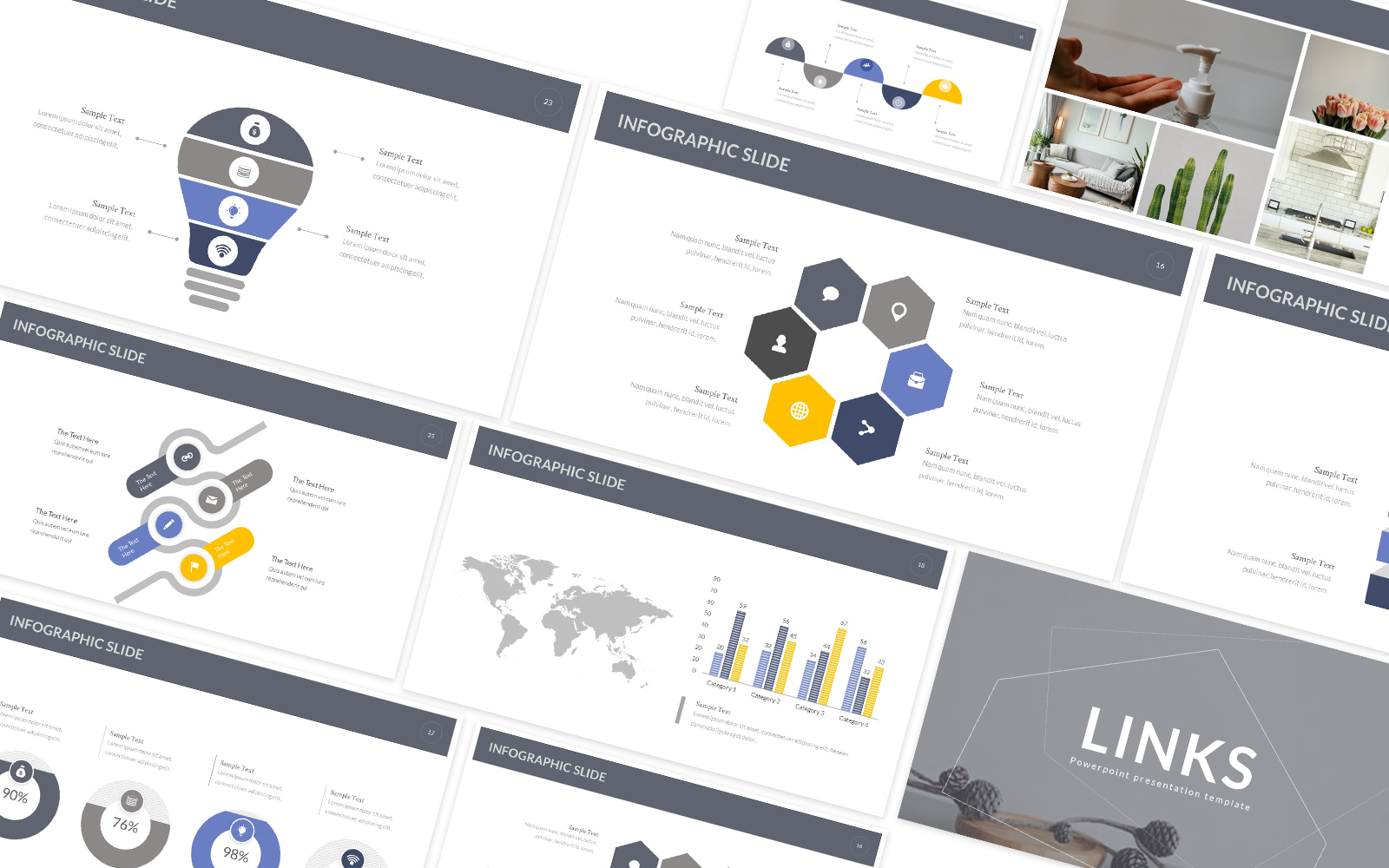 Links Clean Powerpoint Template