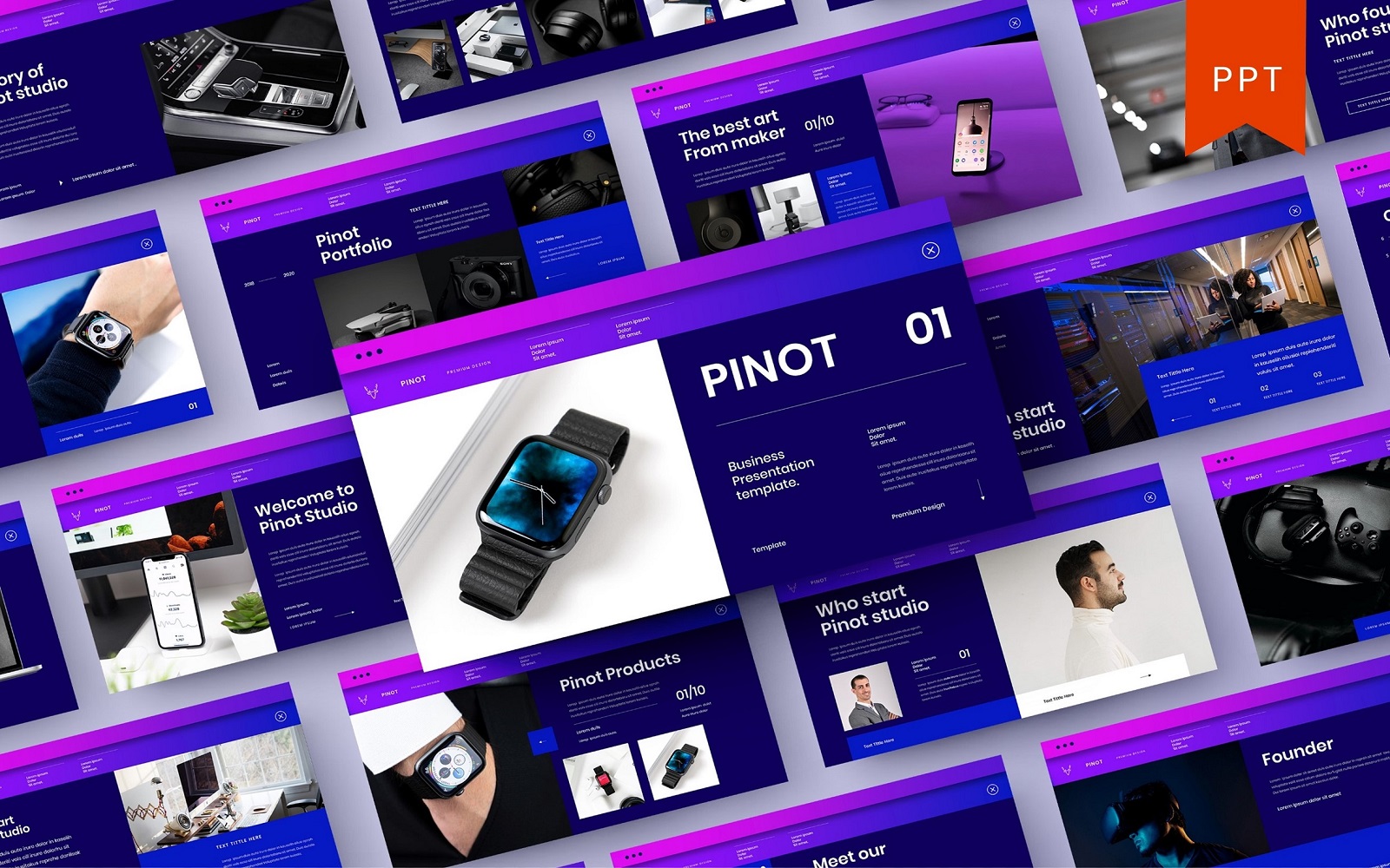 Pinot – Business PowerPoint Template