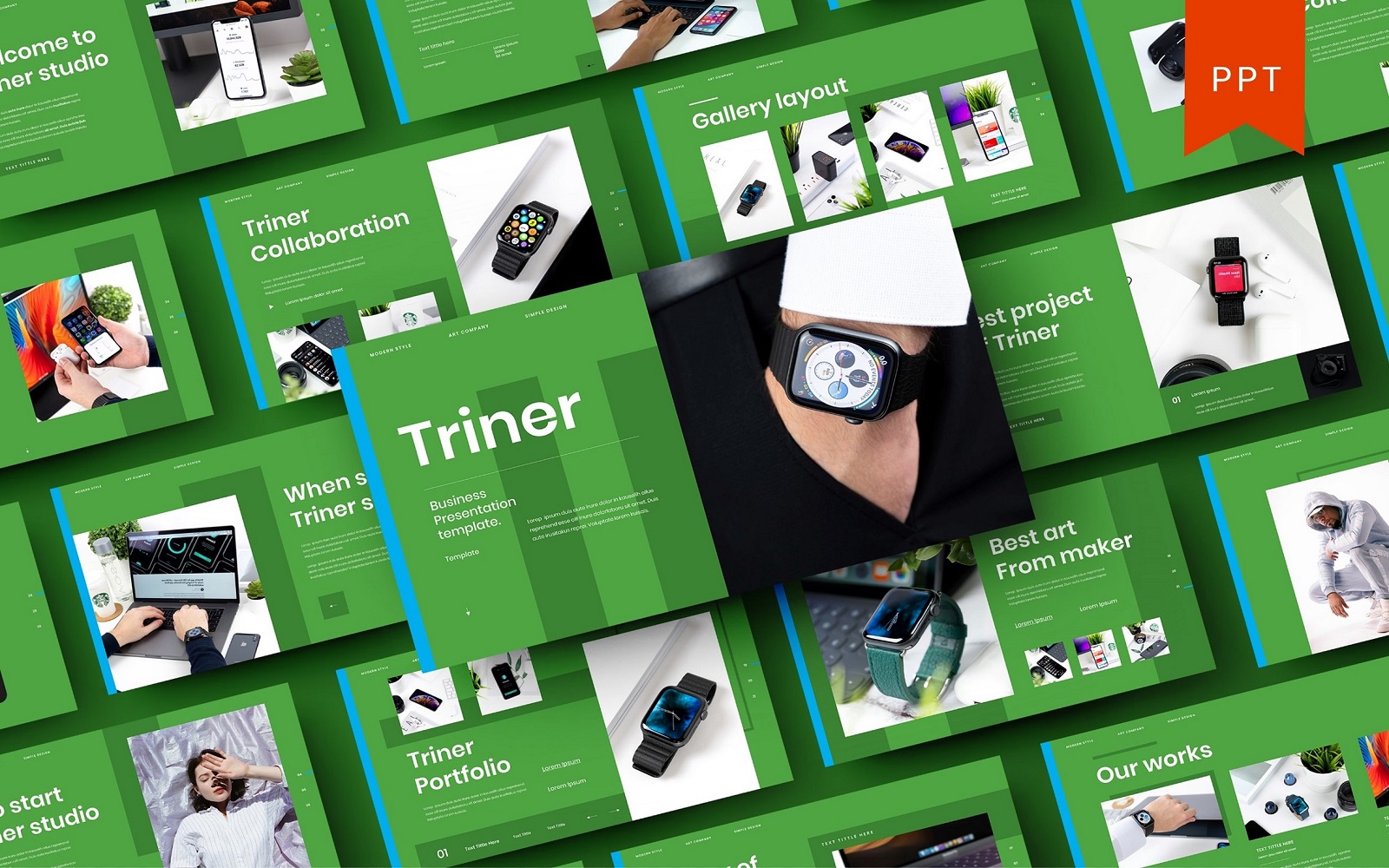 Triner – Business PowerPoint Template