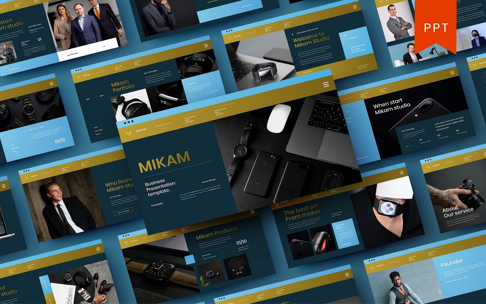 Mikam – Business PowerPoint Template