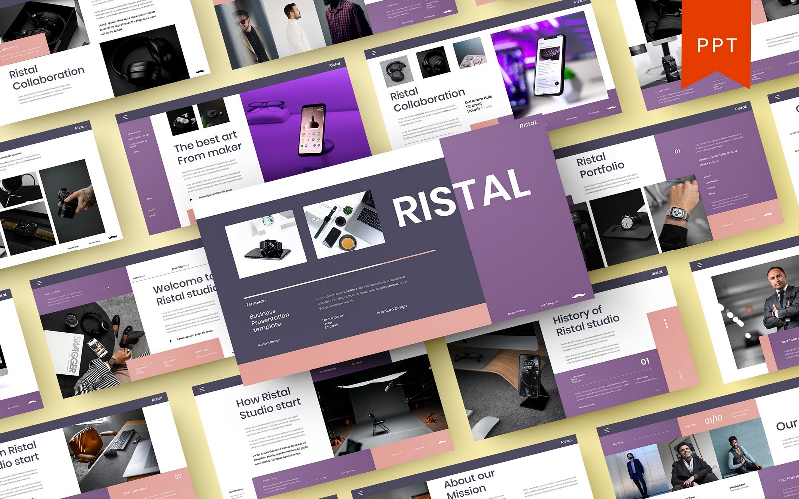 Ristal – Business PowerPoint Template