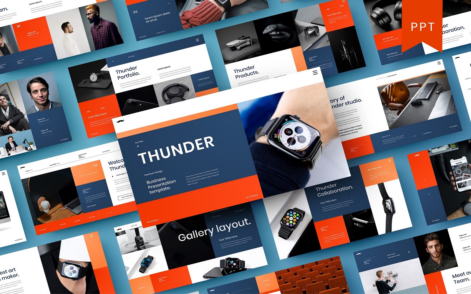 Thunder – Busines PowerPoint Template
