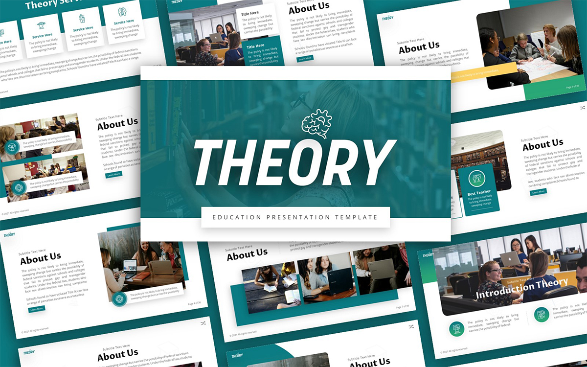 Theory Education Multipurpose PowerPoint Presentation Template