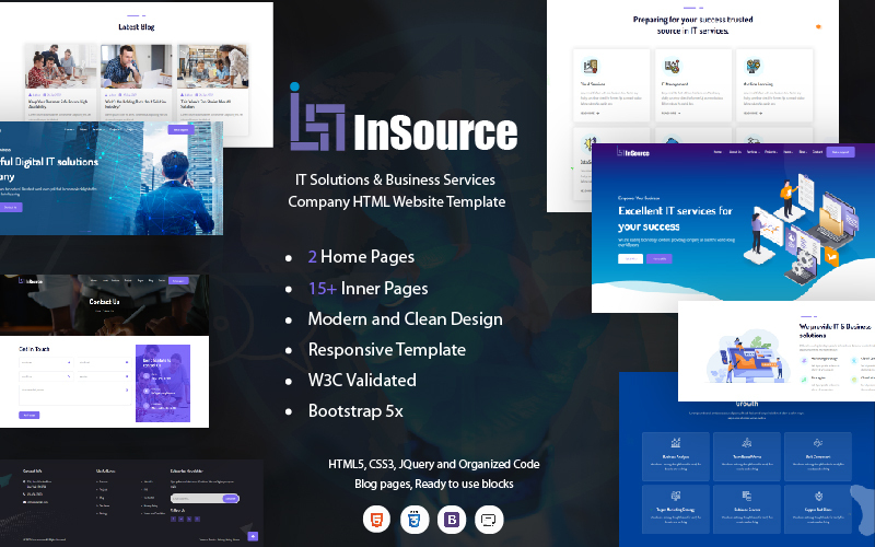 Insource - IT Solutions and Business Services Website Template