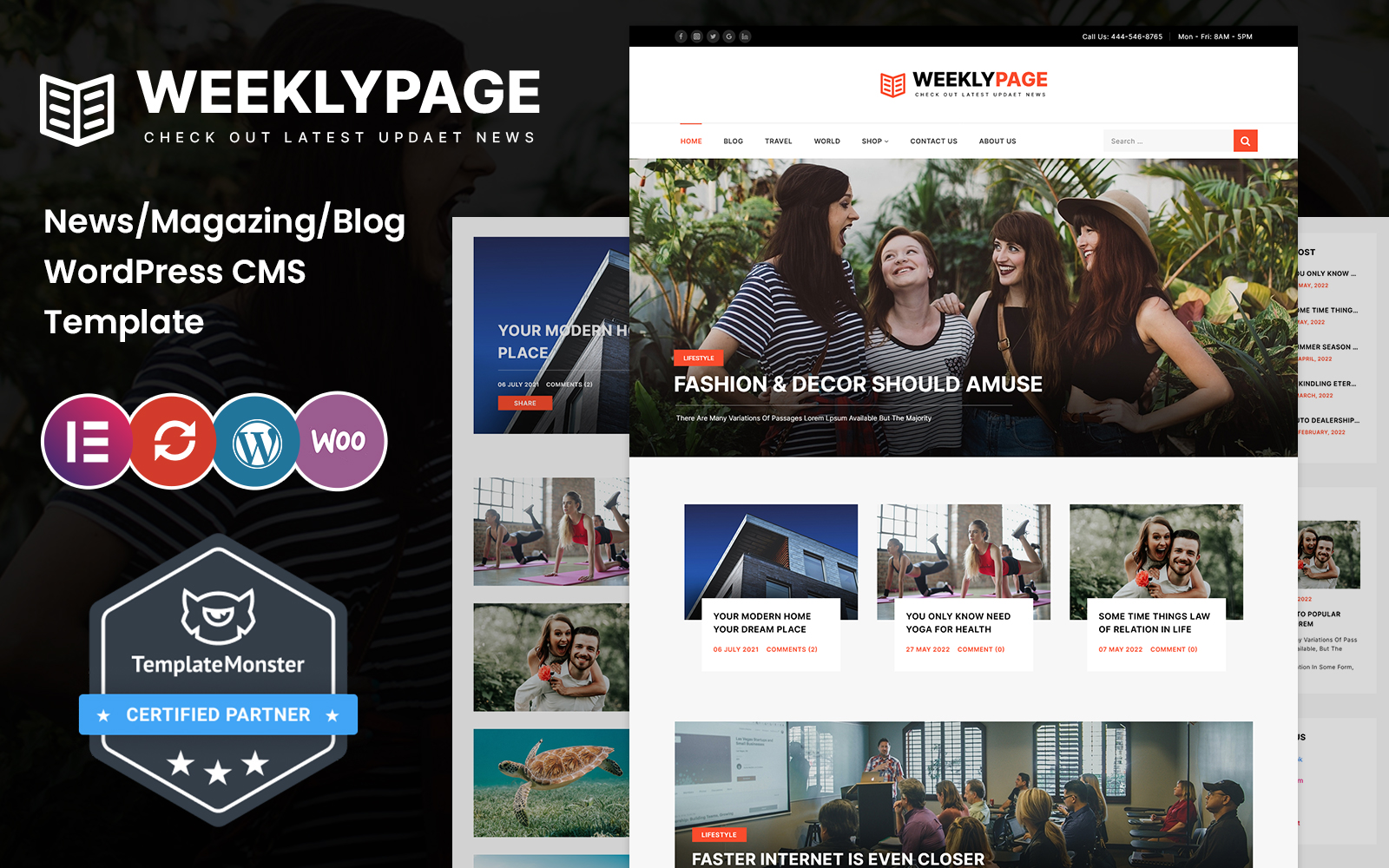 Weeklypage - News and Magazine WordPress theme
