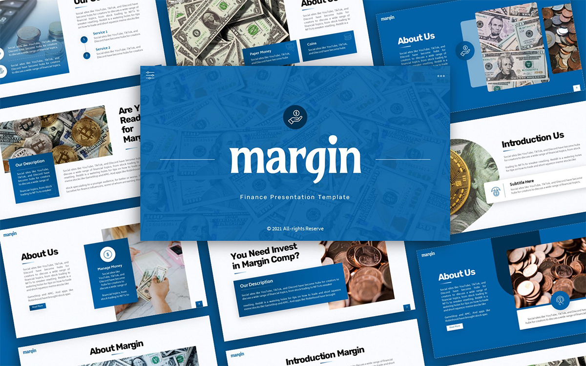 Margin Finance Multipurpose PowerPoint Presentation Template