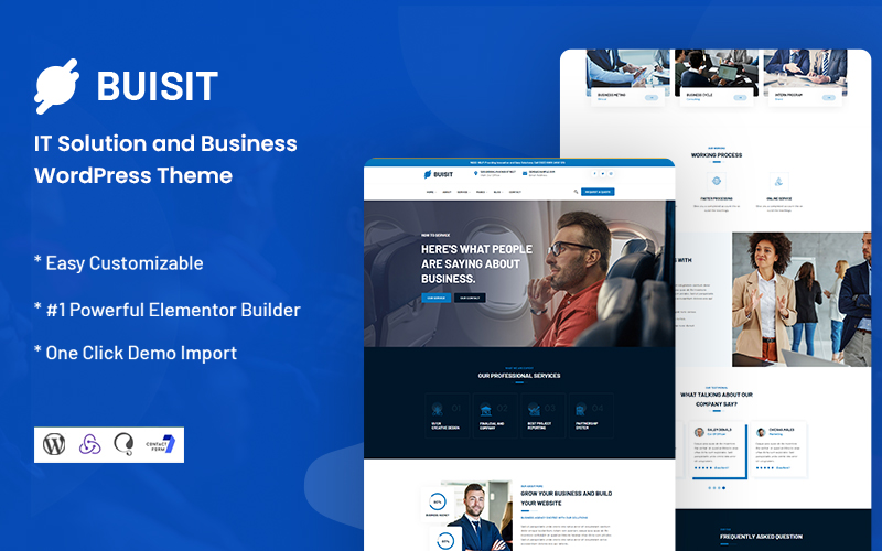 Buisit - IT Solution and Business WordPress Theme