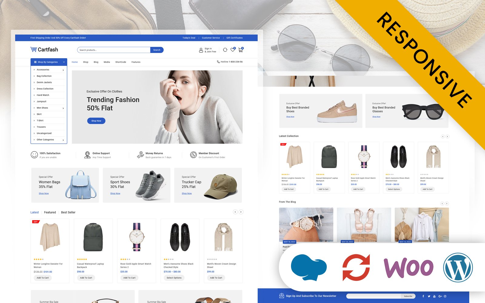 Cartfash - Mega Fashion Store WooCommerce Responsive Theme