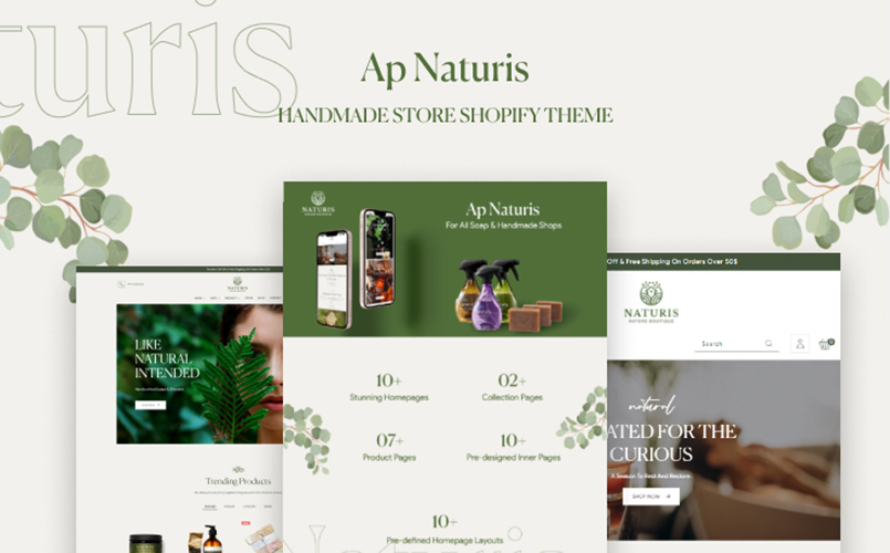 TM Naturis - Handmade Store Shopify Theme
