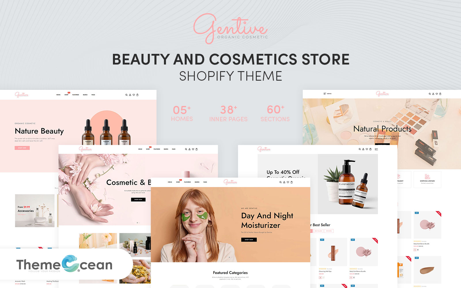 Gentive - Beauty And Cosmetics Responsive Shopify Theme