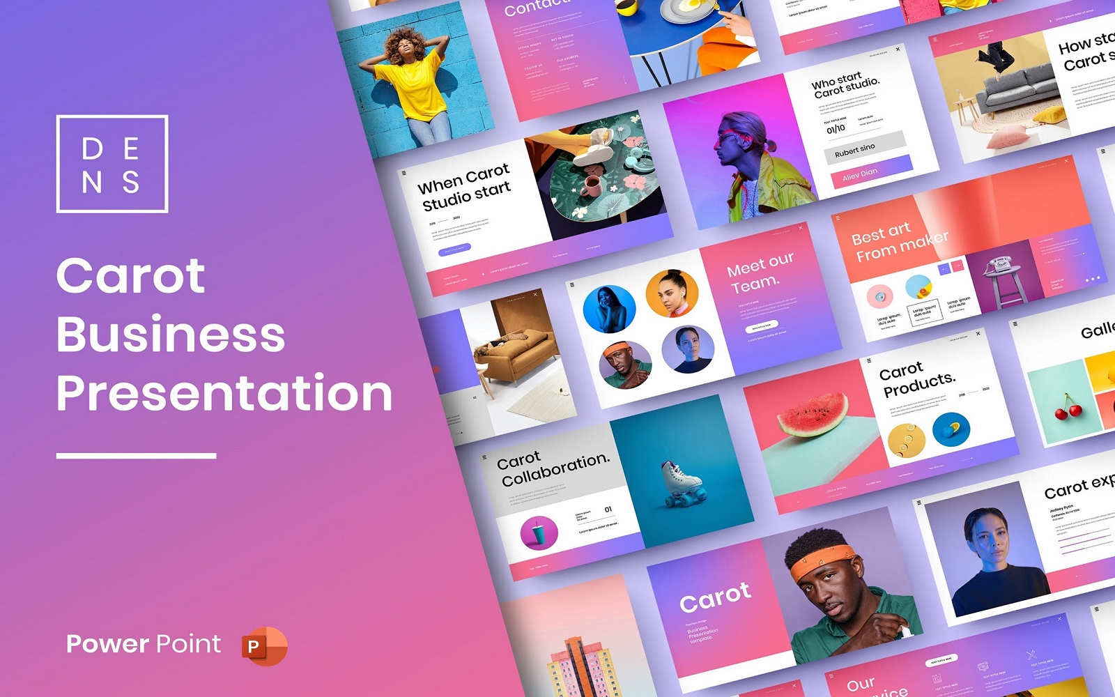 Carot – Busines PowerPoint Template