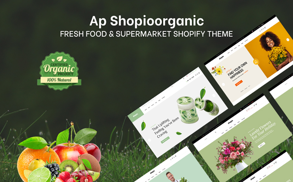 TM Shopioorganic - Fresh Food & Supermarket Shopify Theme
