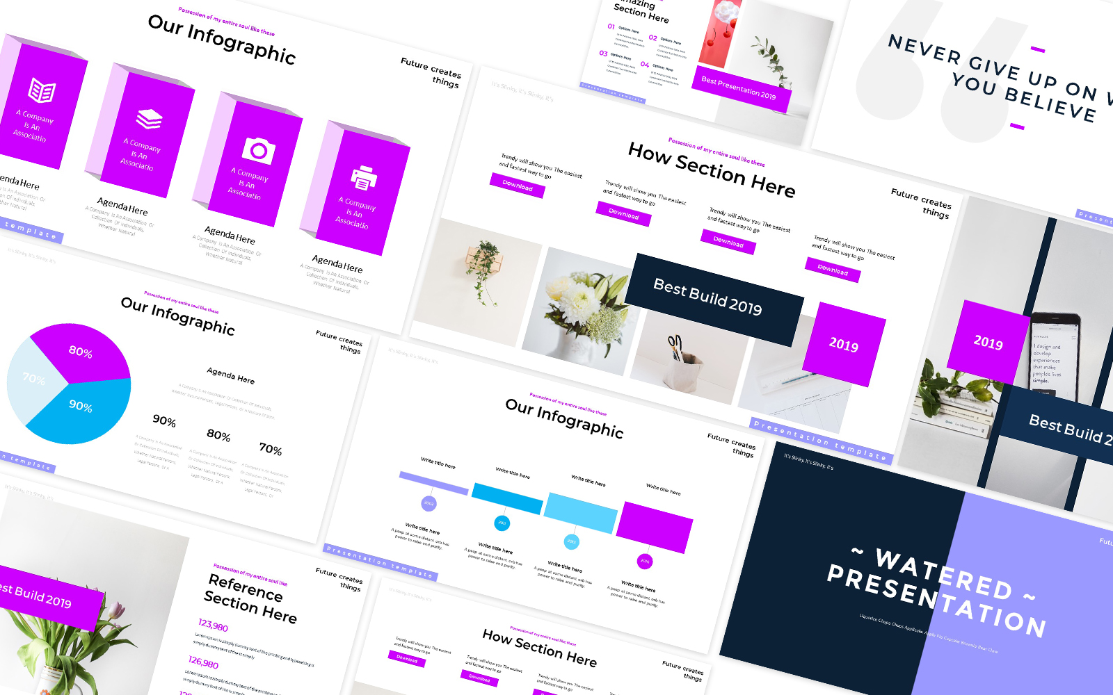 Watered Future Powerpoint Template