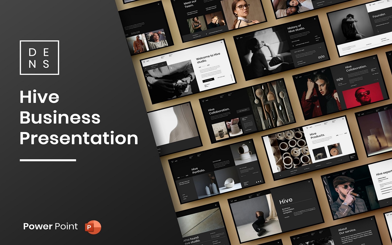 Hive – Busines PowerPoint Template