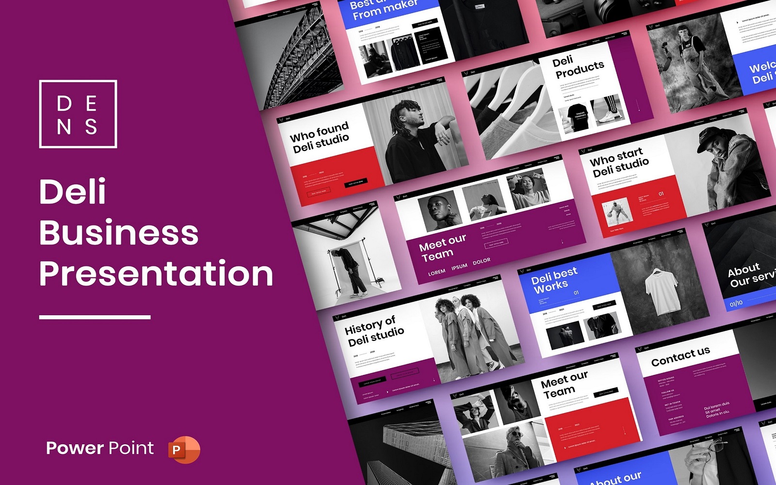 Delia – Business PowerPoint Template
