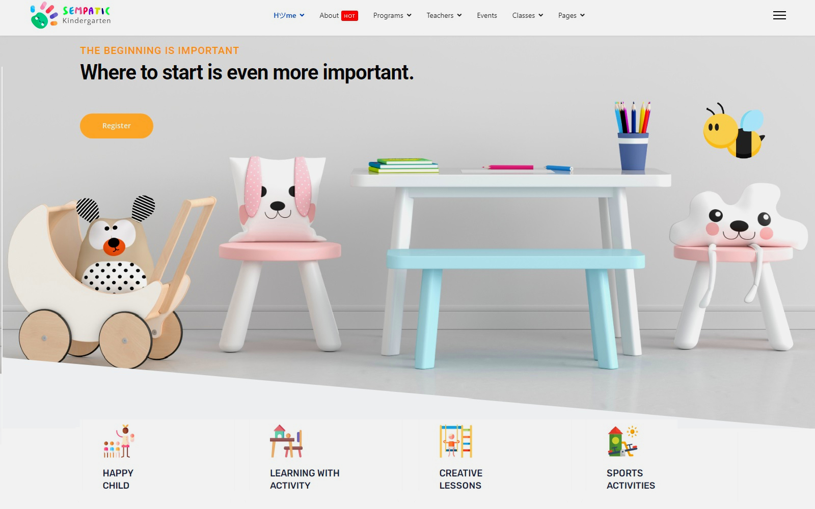 JL Sempatic Kindergarten and Kids School Joomla 4 Template