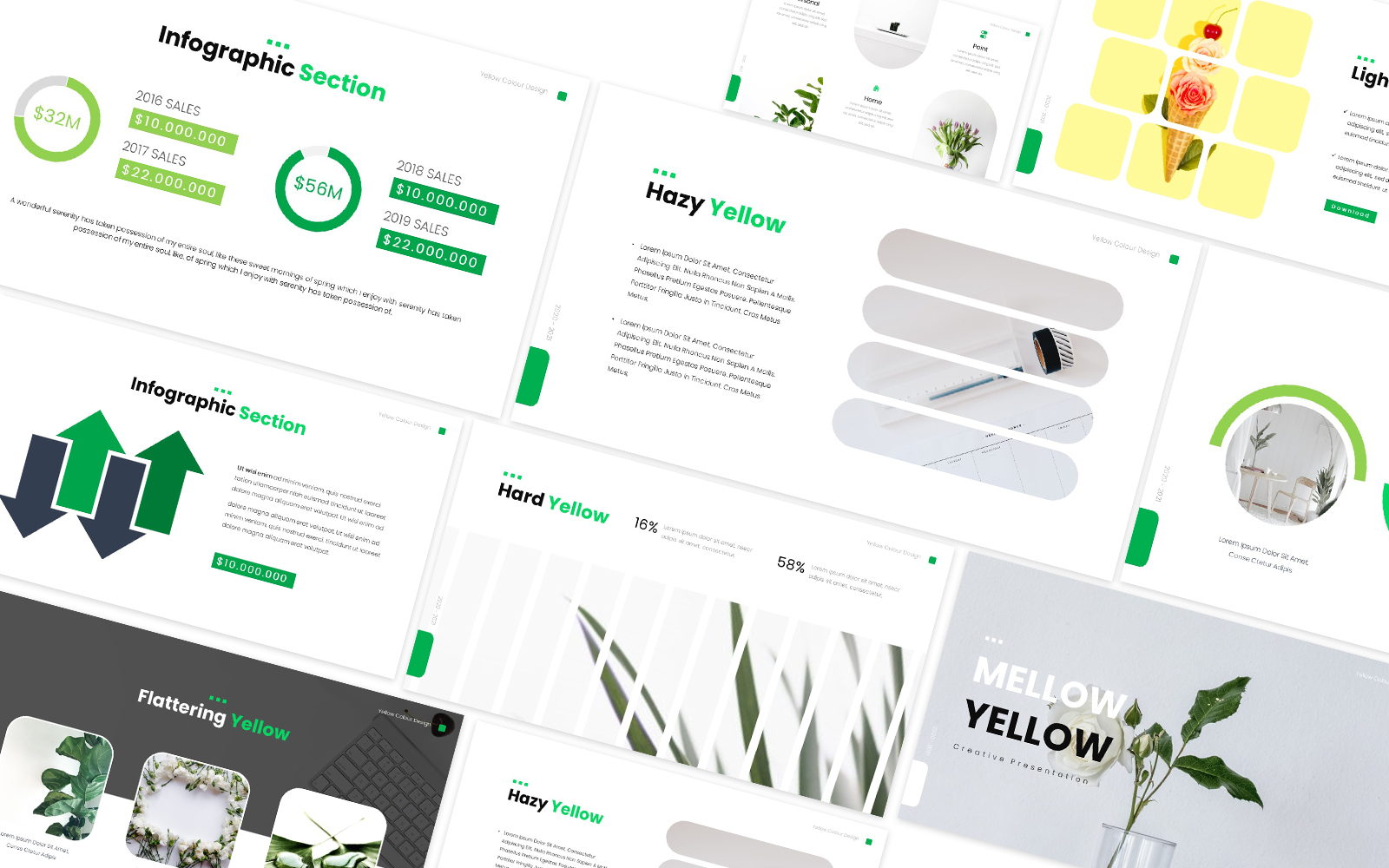 Mellow Yellow Creative Powerpoint Template