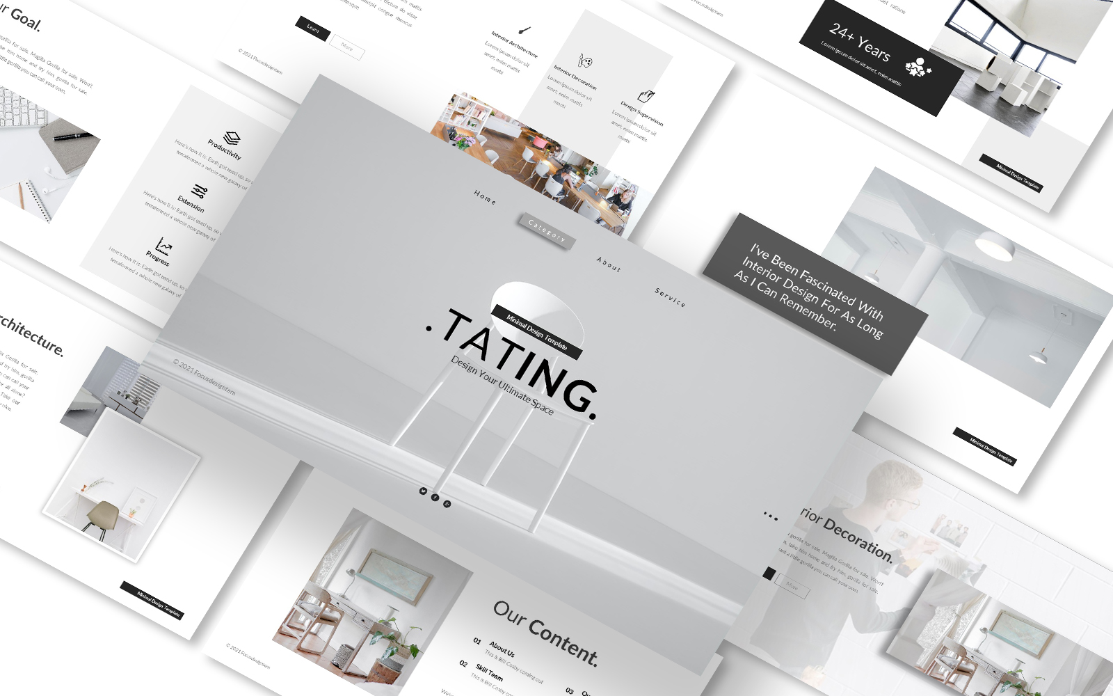 Tating Interior Powerpoint  Template