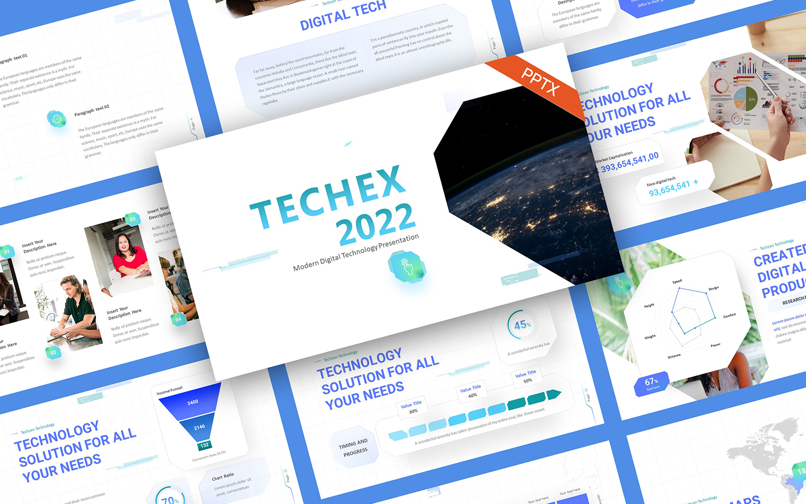 Techex Technology PowerPoint Template
