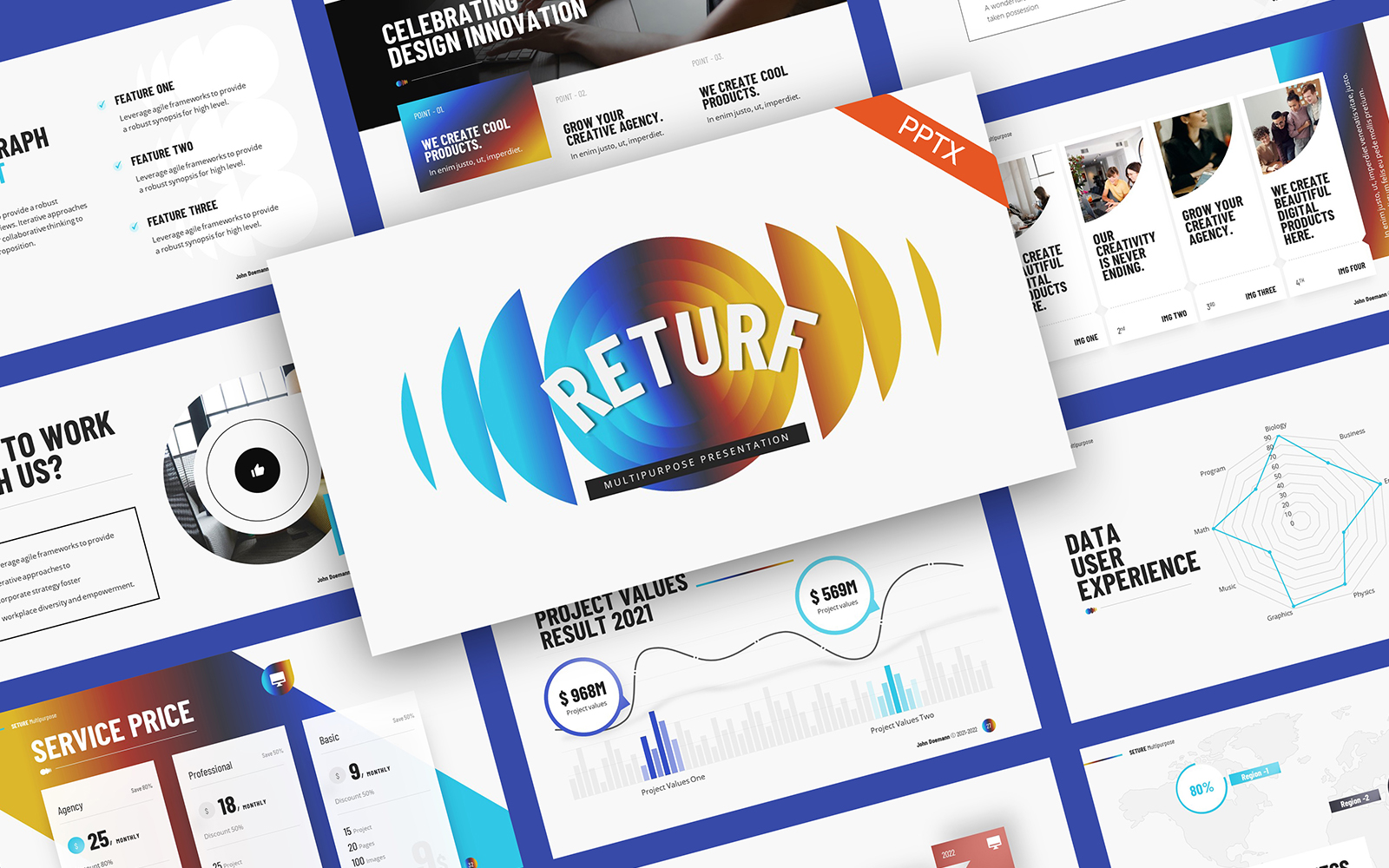 Returf Multipurpose Business PowerPoint Template