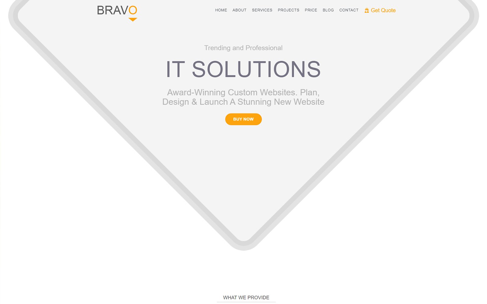 Bravo Theme - Technology and IT Startup Website Template
