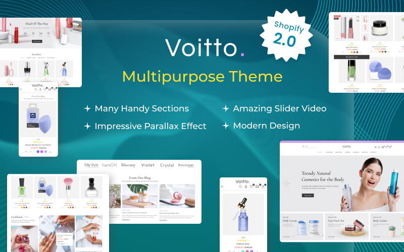 Emma - Health and Beauty Responsive Modern Multipurpose Shopify Theme