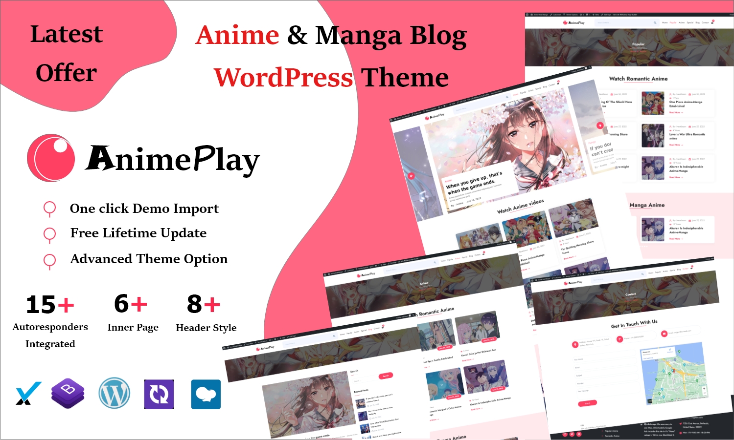 Anime Manga And Blog Magazine WordPress Theme