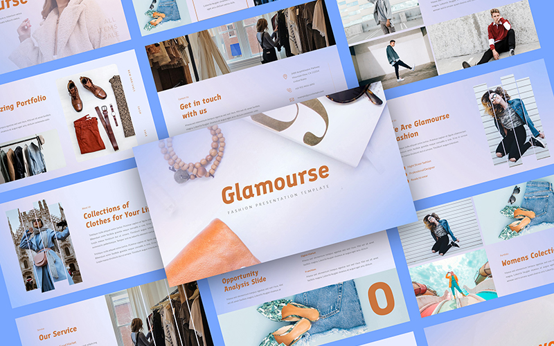 Glamourse - Fashion PowerPoint Presentation Template