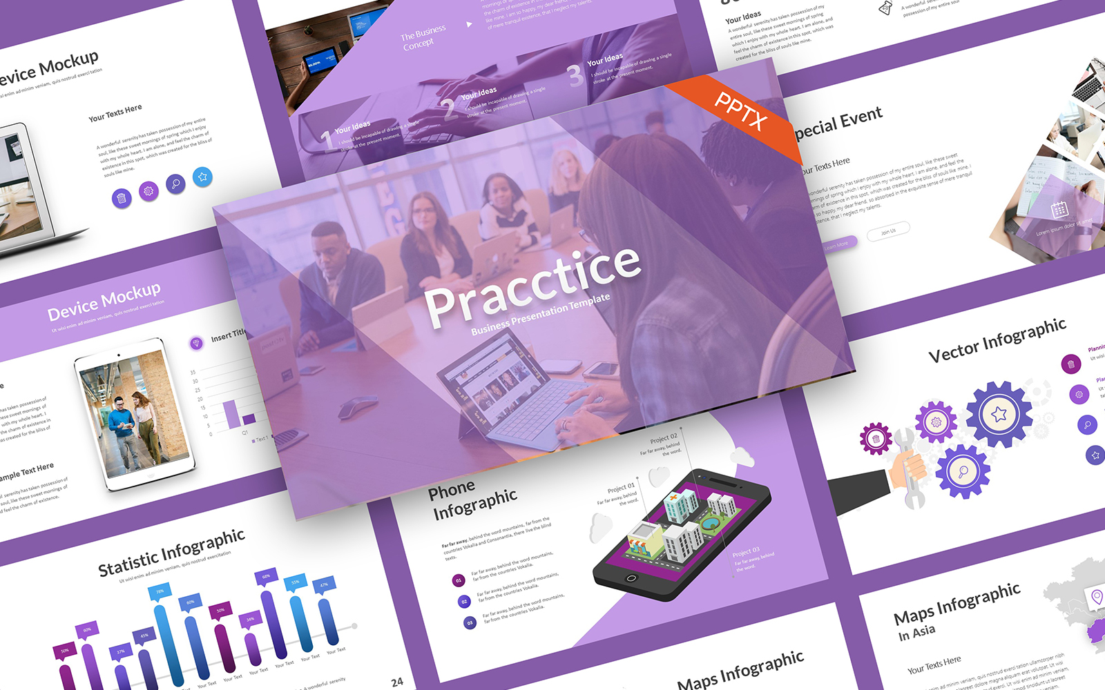 Pracctice Business PowerPoint Template