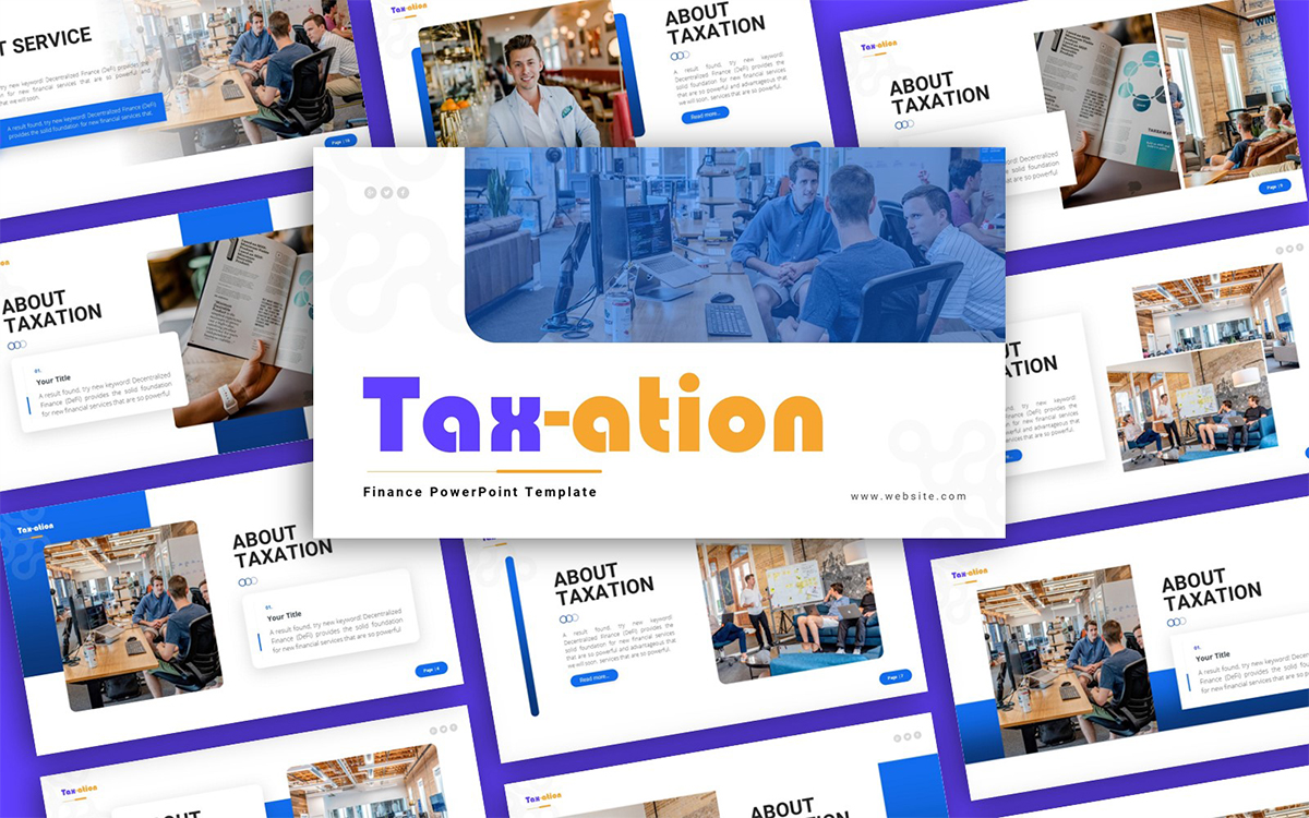 Taxation Finance Multipurpose PowerPoint Presentation Template