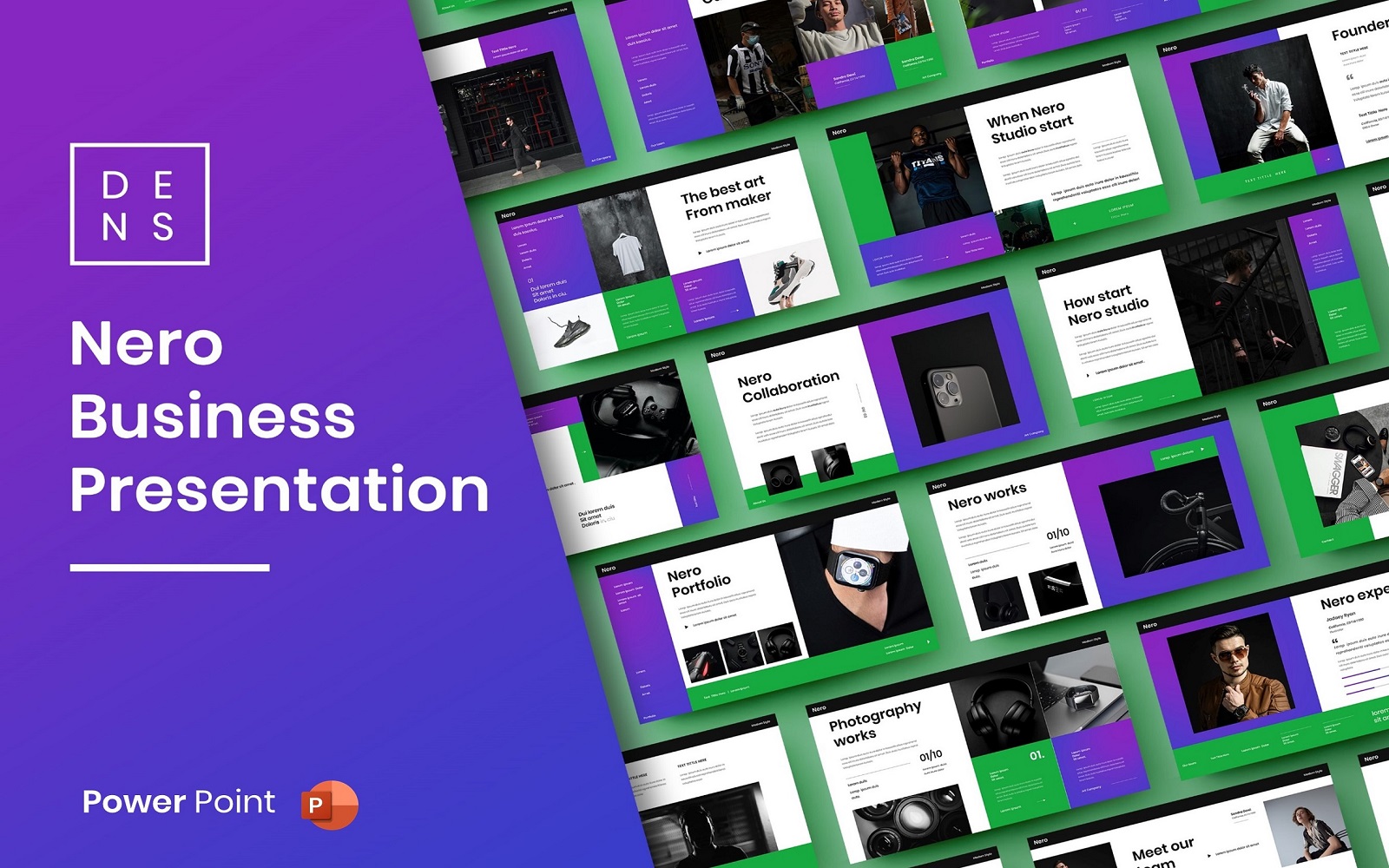 Nero – Business PowerPoint Template