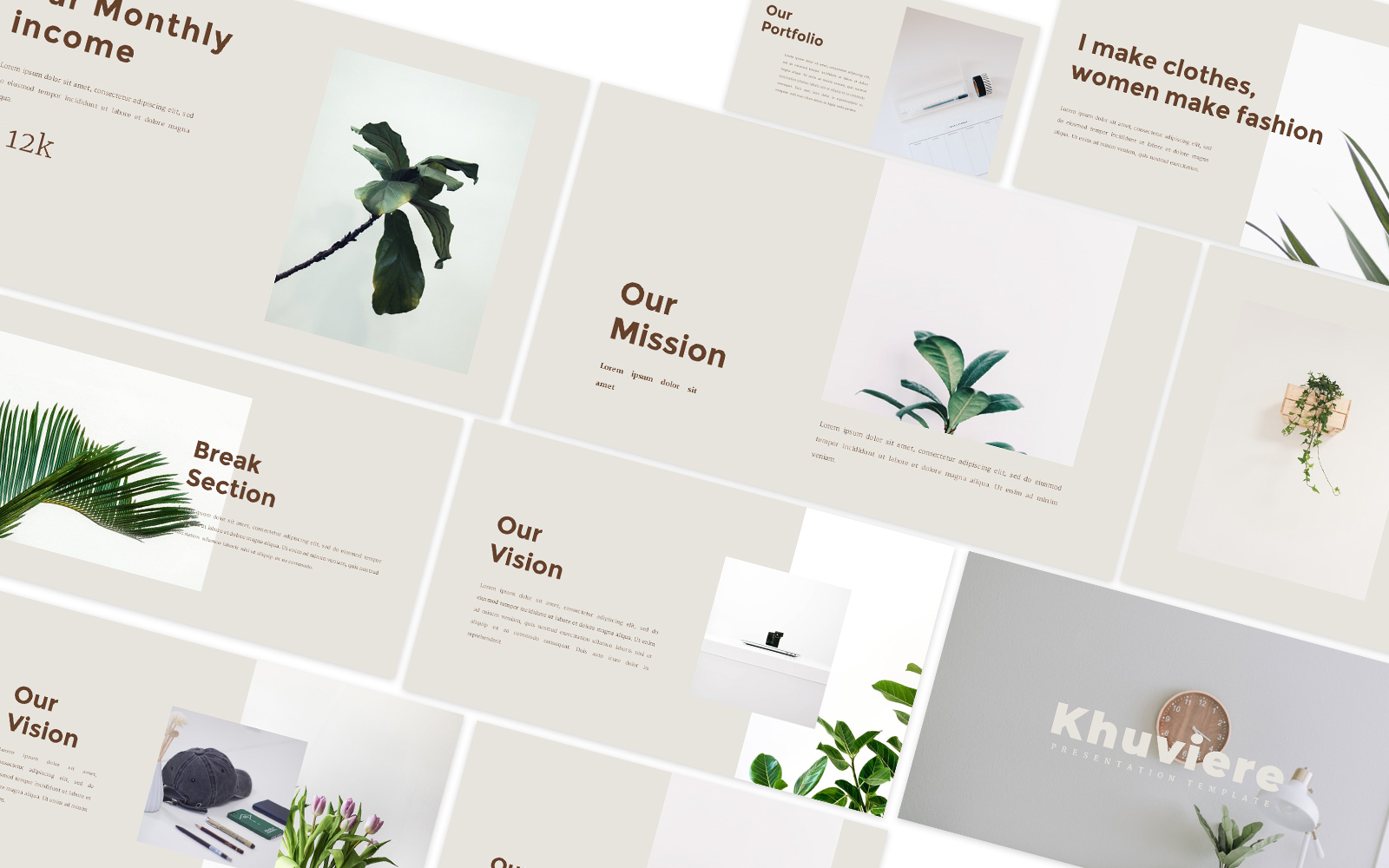 Khuviere Clean Powerpoint Template
