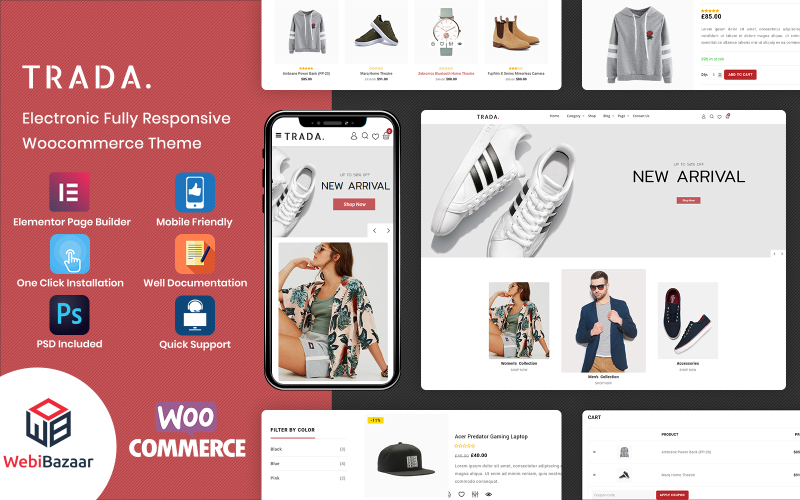 Trada - Fashion Shop Design WooCommerce Theme