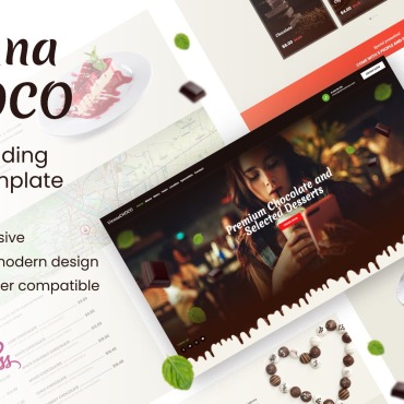 Template# 268256 Vendors Author: CurlyBee Landing Page Templates