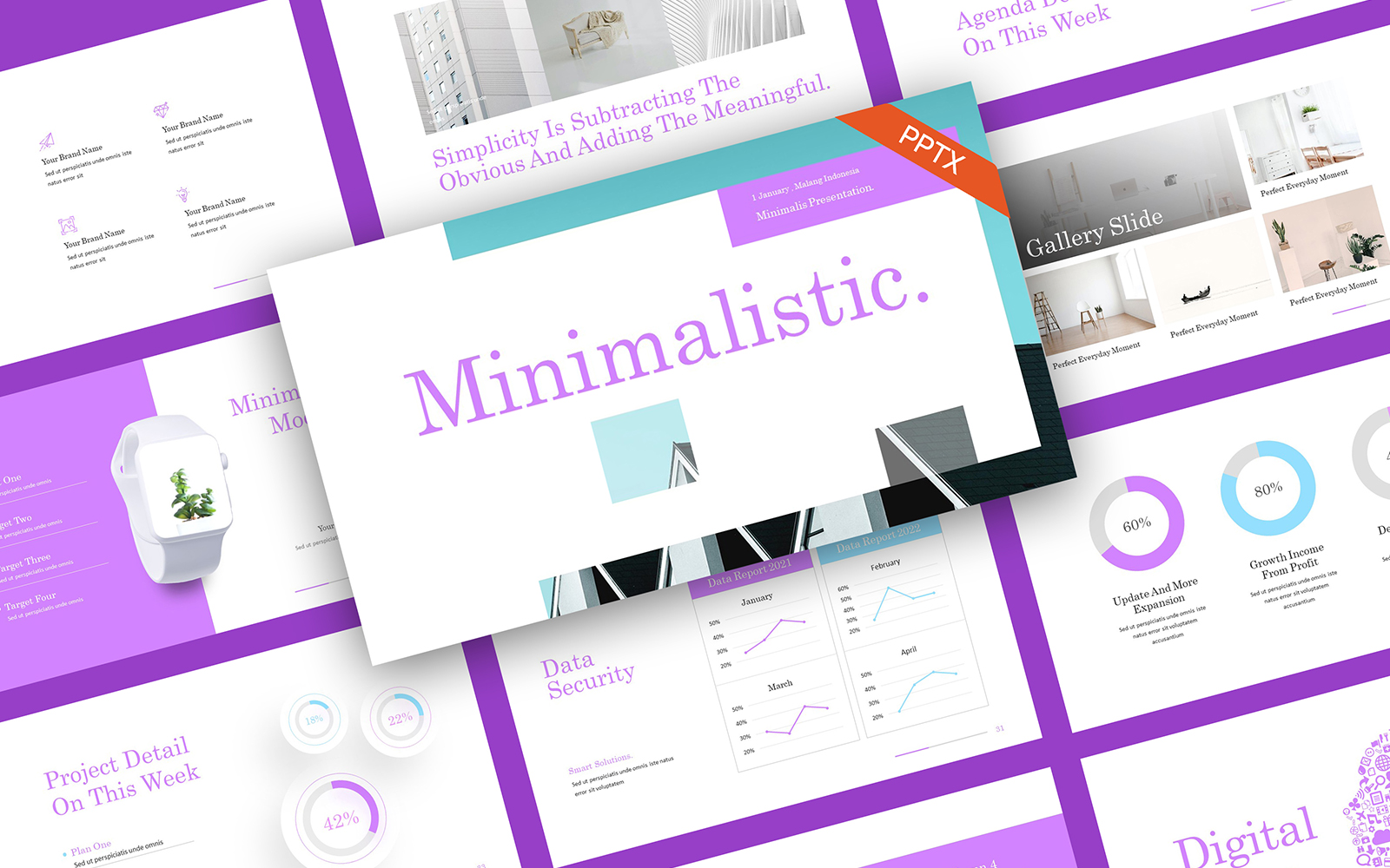 Minimalistic Modern Minimalist PowerPoint Template