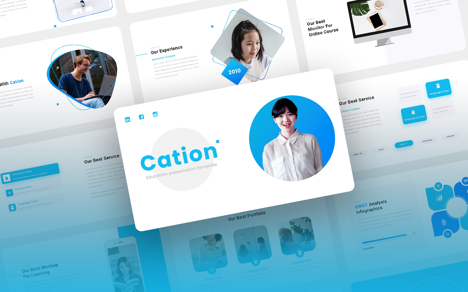 Cation - Education School PowerPoint Template