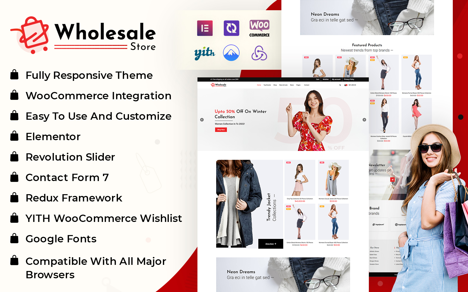 Wholesale Store Woocommerce Elementor Theme