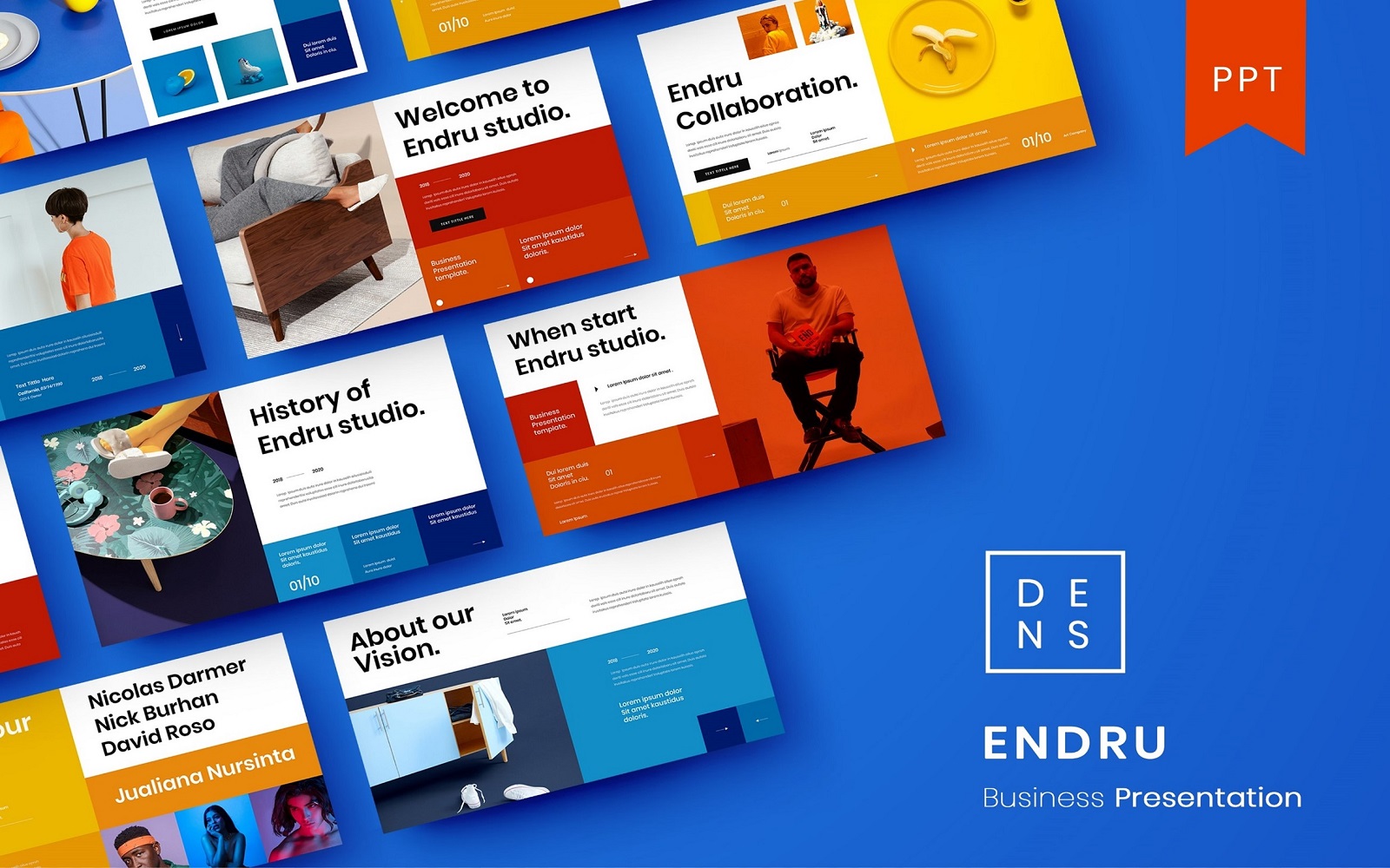 Endru – Business PowerPoint Template