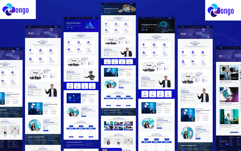 Bongo Technology & IT Solutions HTML Template