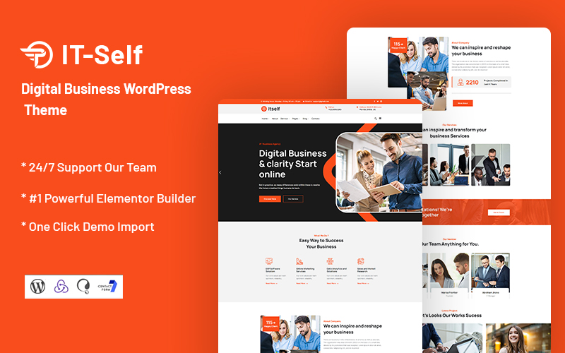 Itself - Digital Business WordPress Theme