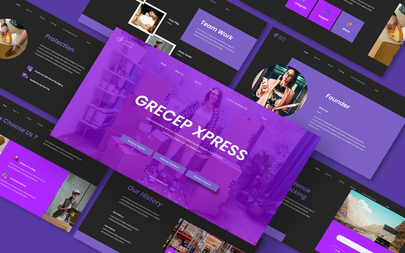 Grecep Express Powerpoint Template
