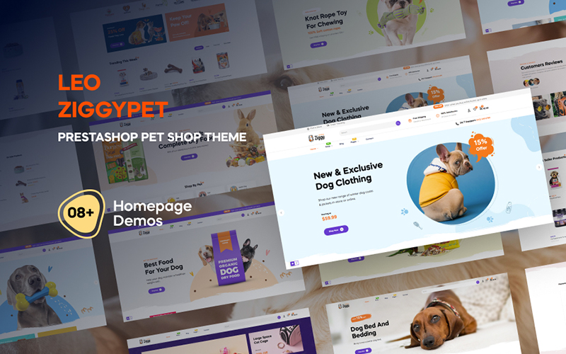 Leo Ziggypet - Prestashop Pet Shop Theme