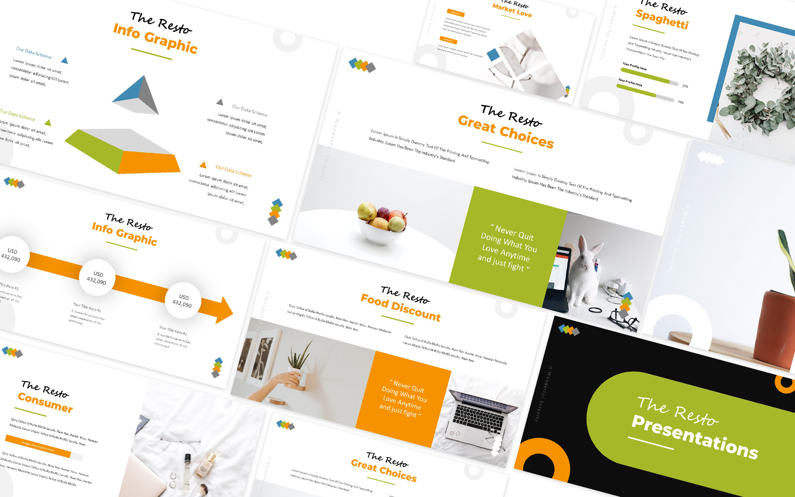 The Resto Food Powerpoint Template