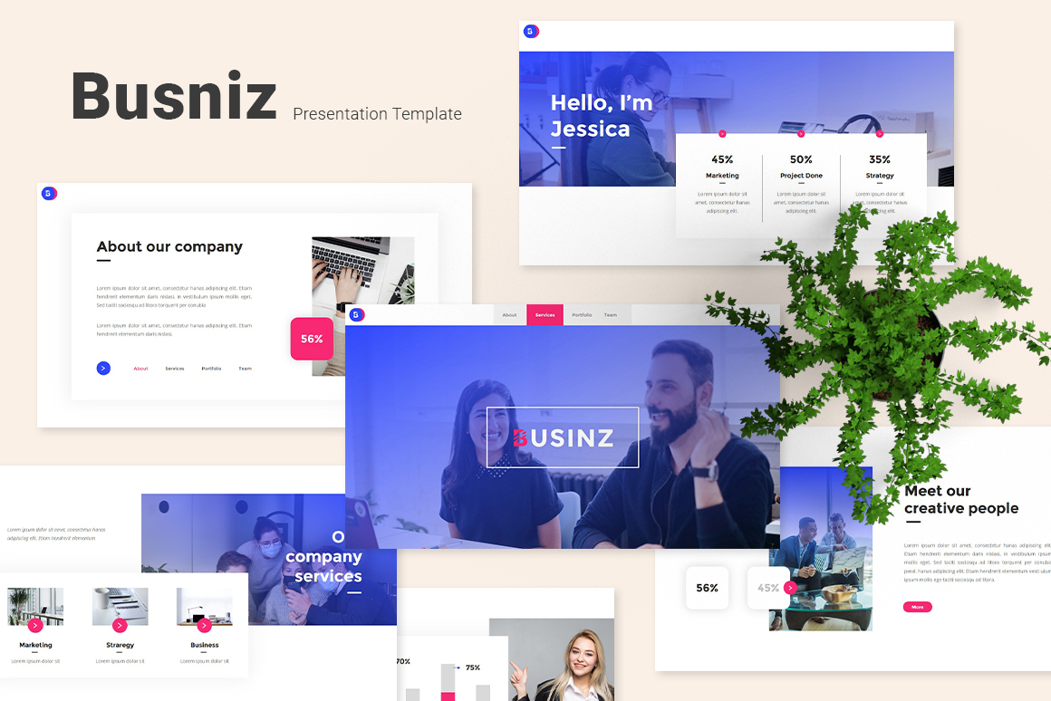 Busniz - Marketing Business Powepoint